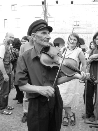 Jan Gaca, laureat 'Baszty' na Festiwalu w Kazimierzu w 2005 r. fot.: Anna Baran